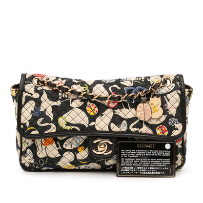 Chanel Printed Animals Single Flap