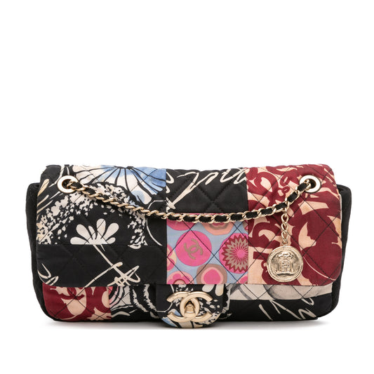Chanel Printed Patchwork Single Flap