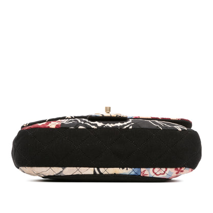 Chanel Printed Patchwork Single Flap