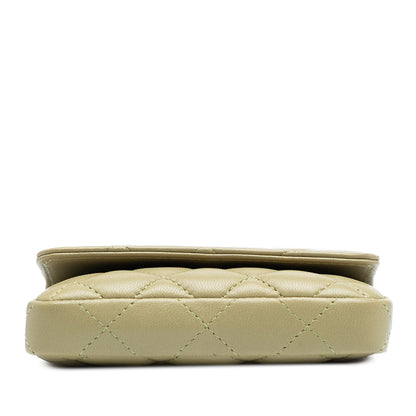 Chanel Coco Hearts Clutch with chain