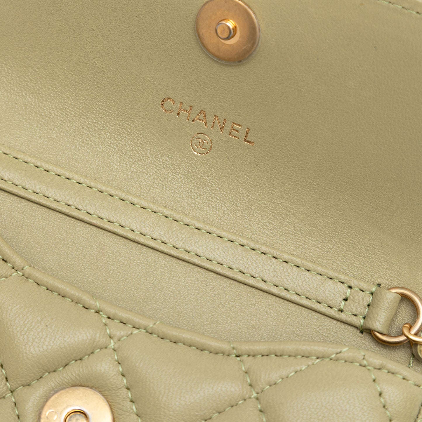 Chanel Coco Hearts Clutch with chain