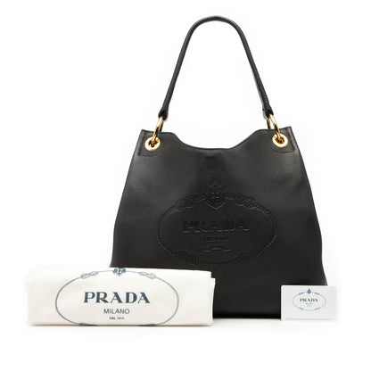Prada Phenix Logo Tote