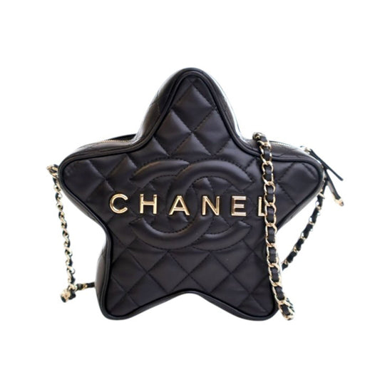 Chanel Quilted Lambskin Walk Of Fame Star Bag