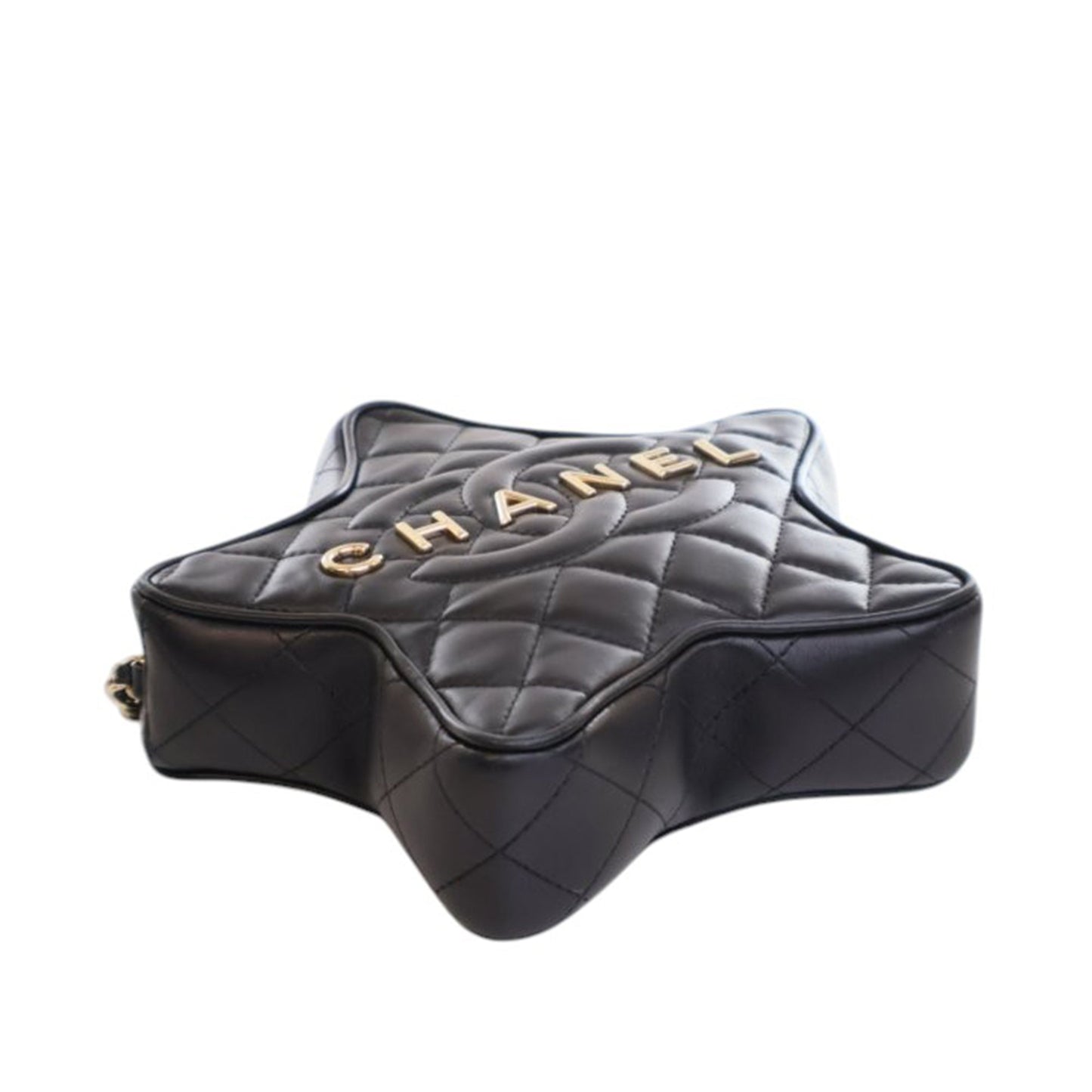 Chanel Quilted Lambskin Walk Of Fame Star Bag