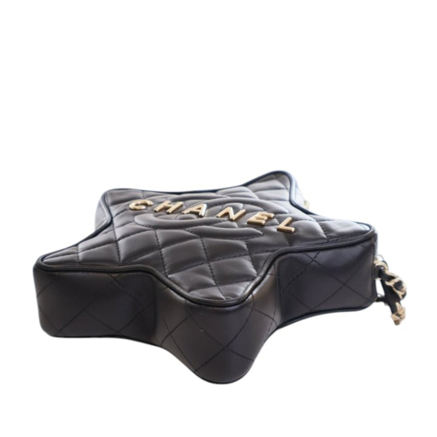 Chanel Quilted Lambskin Walk Of Fame Star Bag