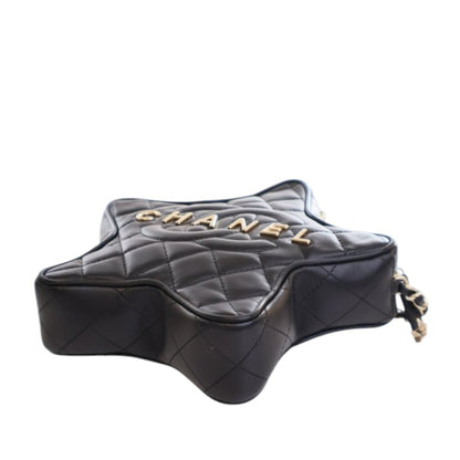 Chanel Quilted Lambskin Walk Of Fame Star Bag