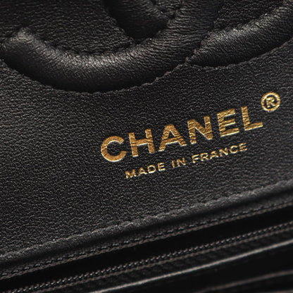 Chanel Medium Classic Bicolor Lambskin Geometric Colorblock Double Flap preloved bag
