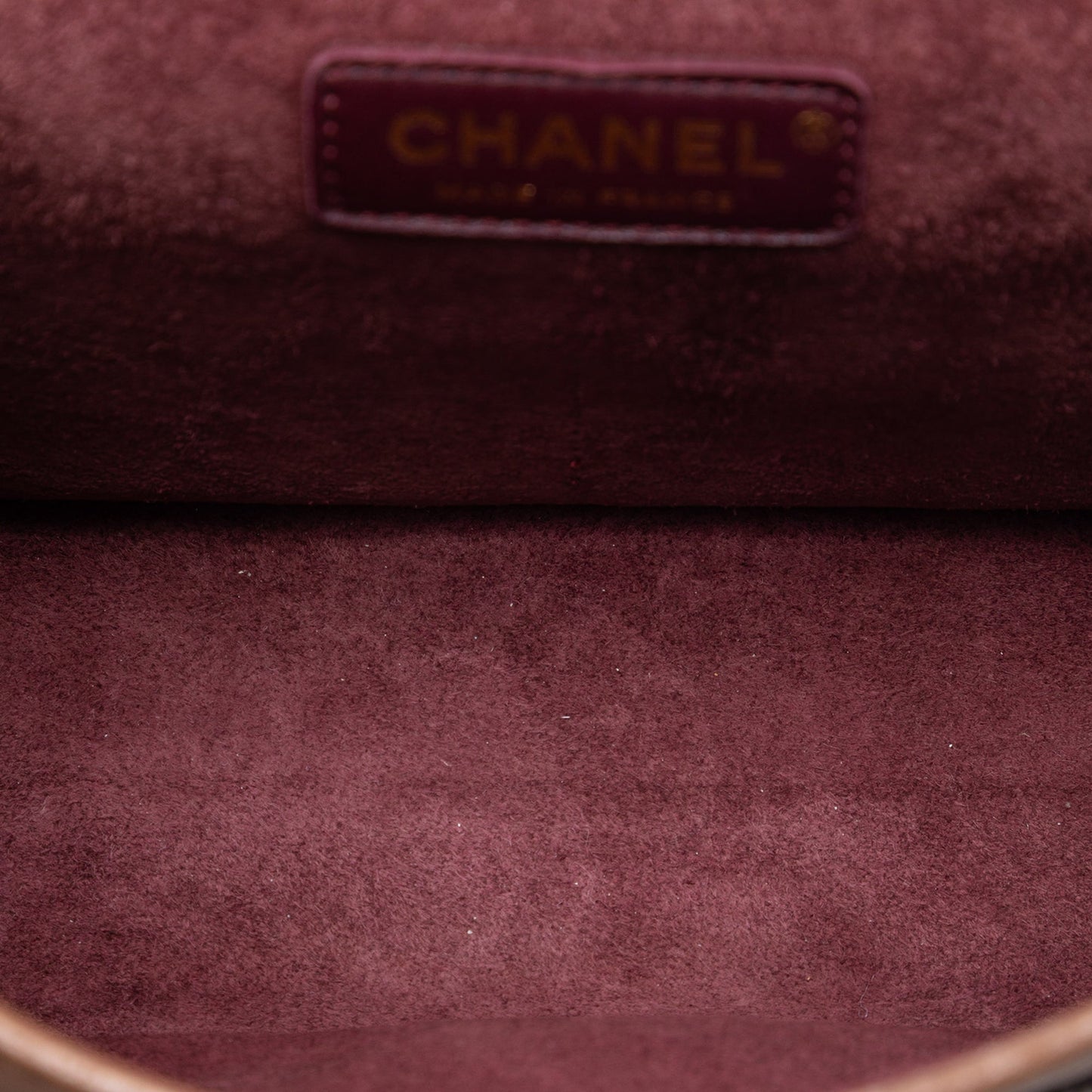 Chanel Smooth Calfskin and Knit Reissue 2.55 Medallion Nude Double Flap 225 preloved bag