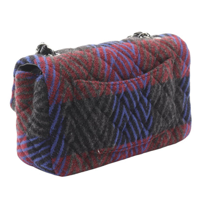 Chanel Mini Rectangular Classic Tweed Single preloved Flap bag