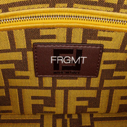 Fendi FRGMT x Zucca Embroidered Canvas Baguette Bag