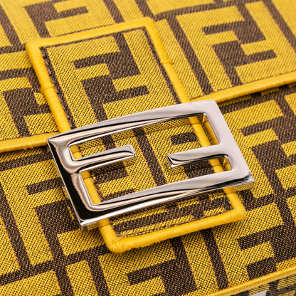 Fendi FRGMT x Zucca Embroidered Canvas Baguette Bag