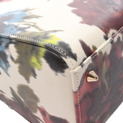 Dior Medium Leather Floral Printed Lady Dior used bag