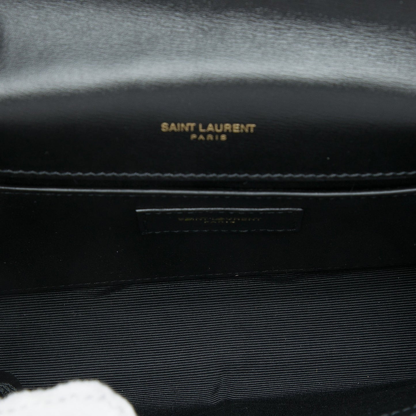 Saint Laurent Small Pony Hair Tiger Print Monogram Kate used bag