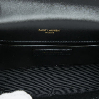Saint Laurent Small Pony Hair Tiger Print Monogram Kate used bag