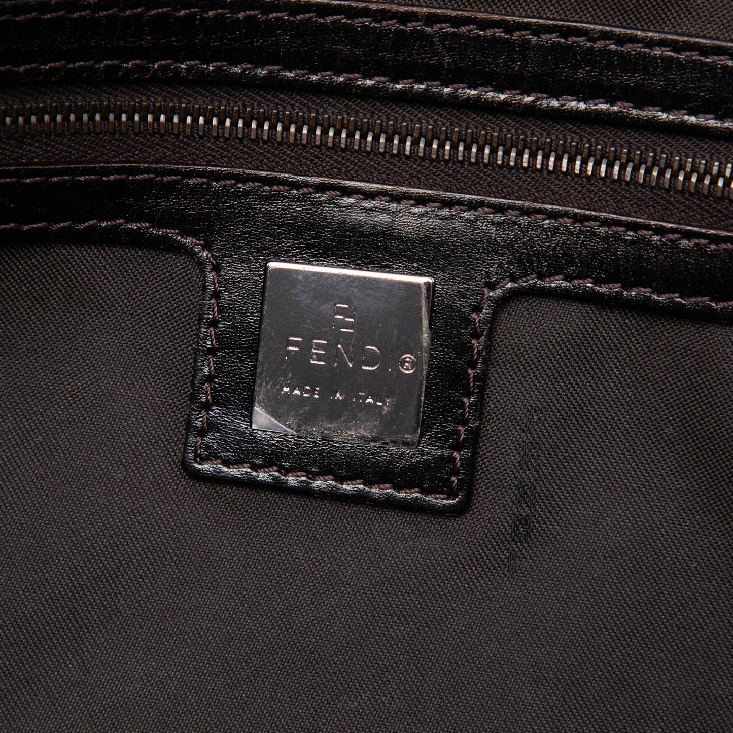 Fendi Zucchino Crystal Handbag secondhand