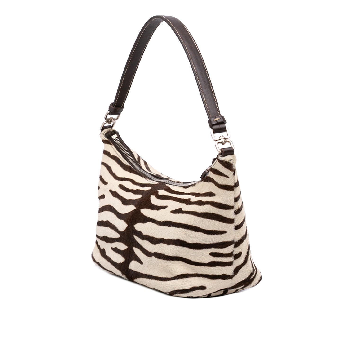 Prada Calf Hair Zebra Print Cavallino Handbag used