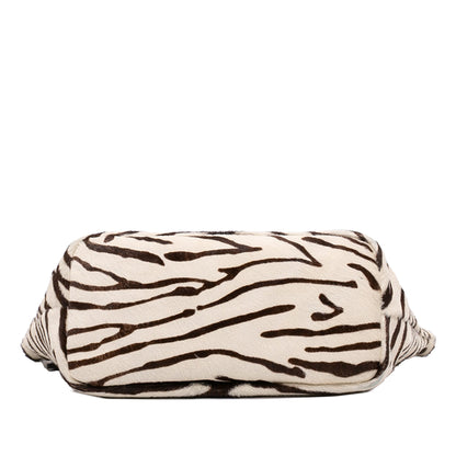 Prada Calf Hair Zebra Print Cavallino Handbag used