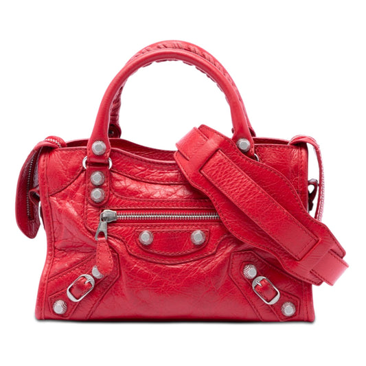 Balenciaga Mini Lambskin Motocross Giant 21 City used bag