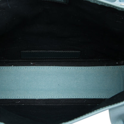 Balenciaga Canvas Navy Cabas XS used bag