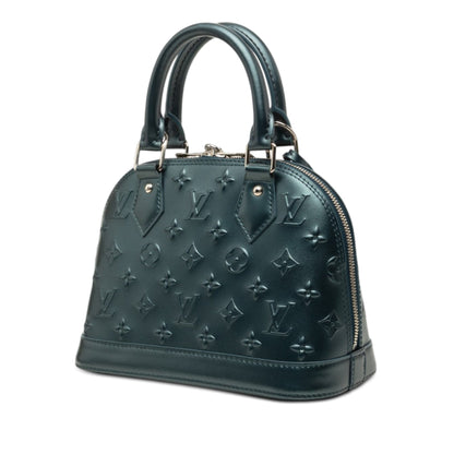 Louis Vuitton Monogram Debossed Metallic Calfskin Alma BB secondhand bag