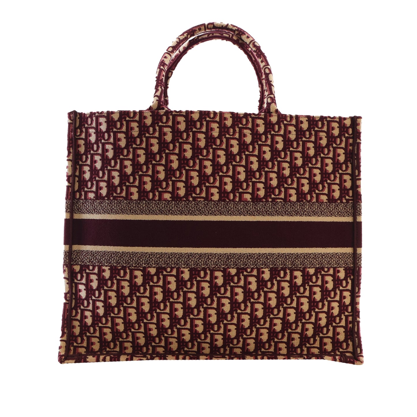 Dior Oblique Embroidered Canvas Book Tote