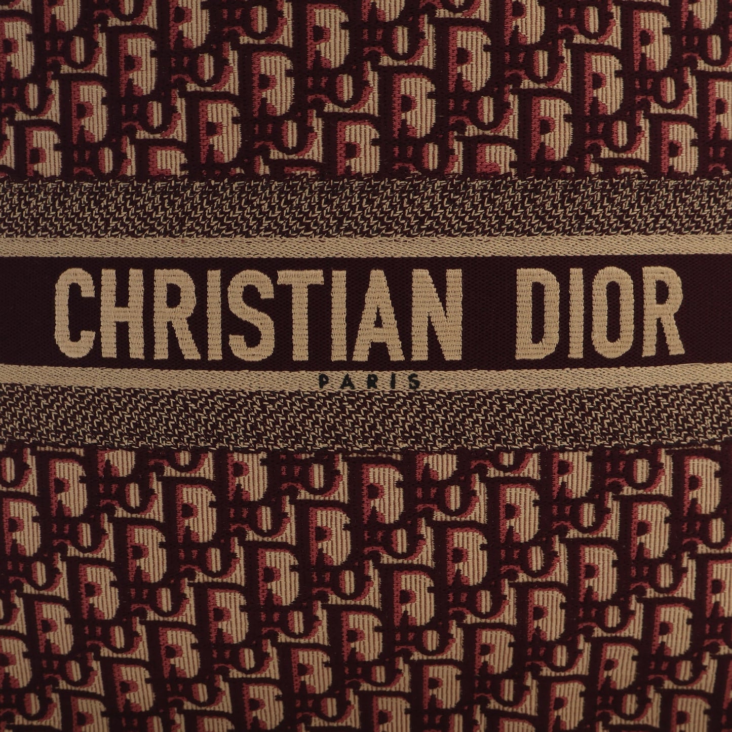 Dior Oblique Embroidered Canvas Book Tote