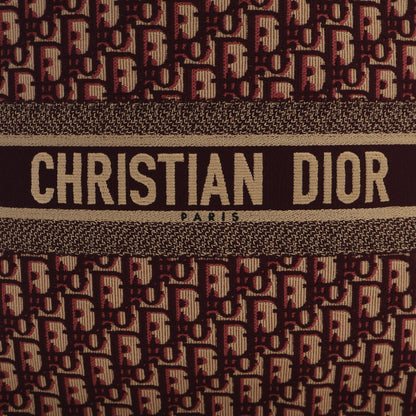 Dior Oblique Embroidered Canvas Book Tote