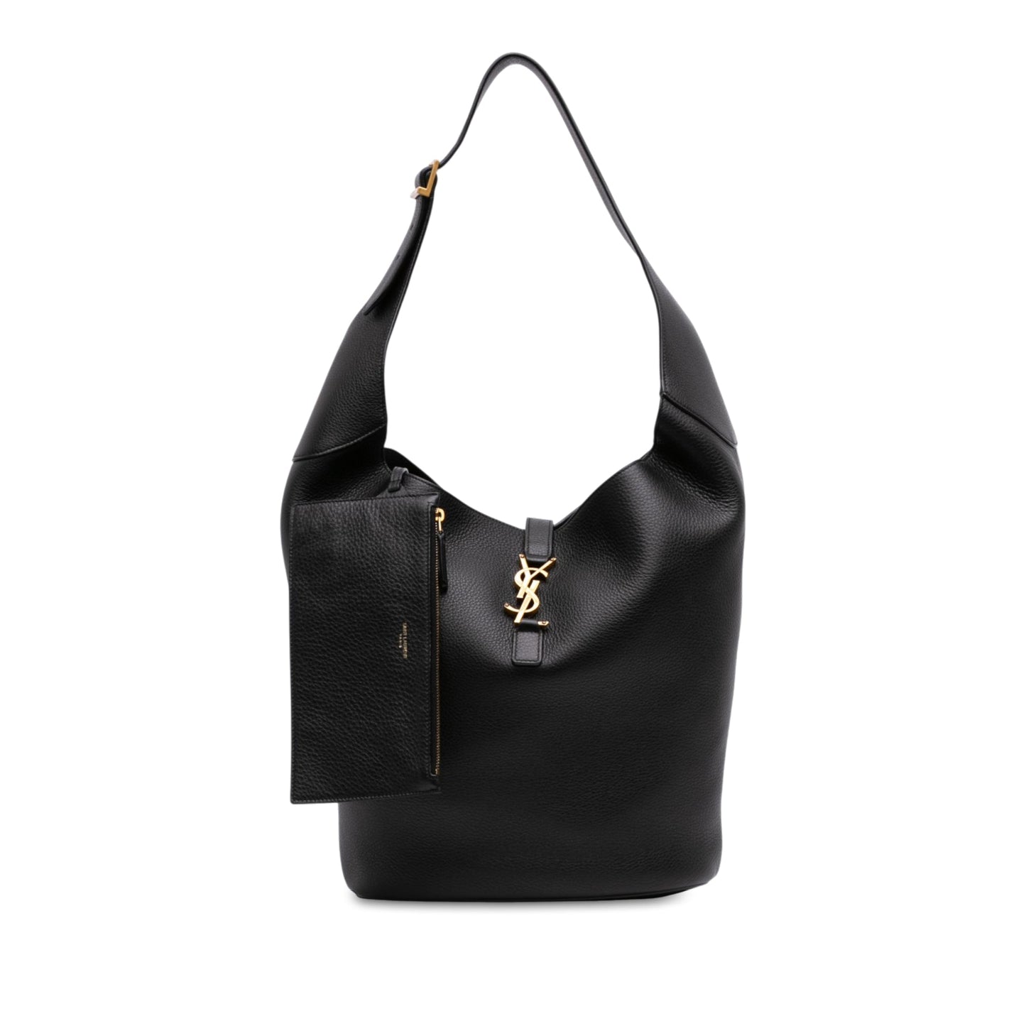 Saint Laurent Saint Laurent Grained Calfskin Le 5 a 7 Hobo Bag