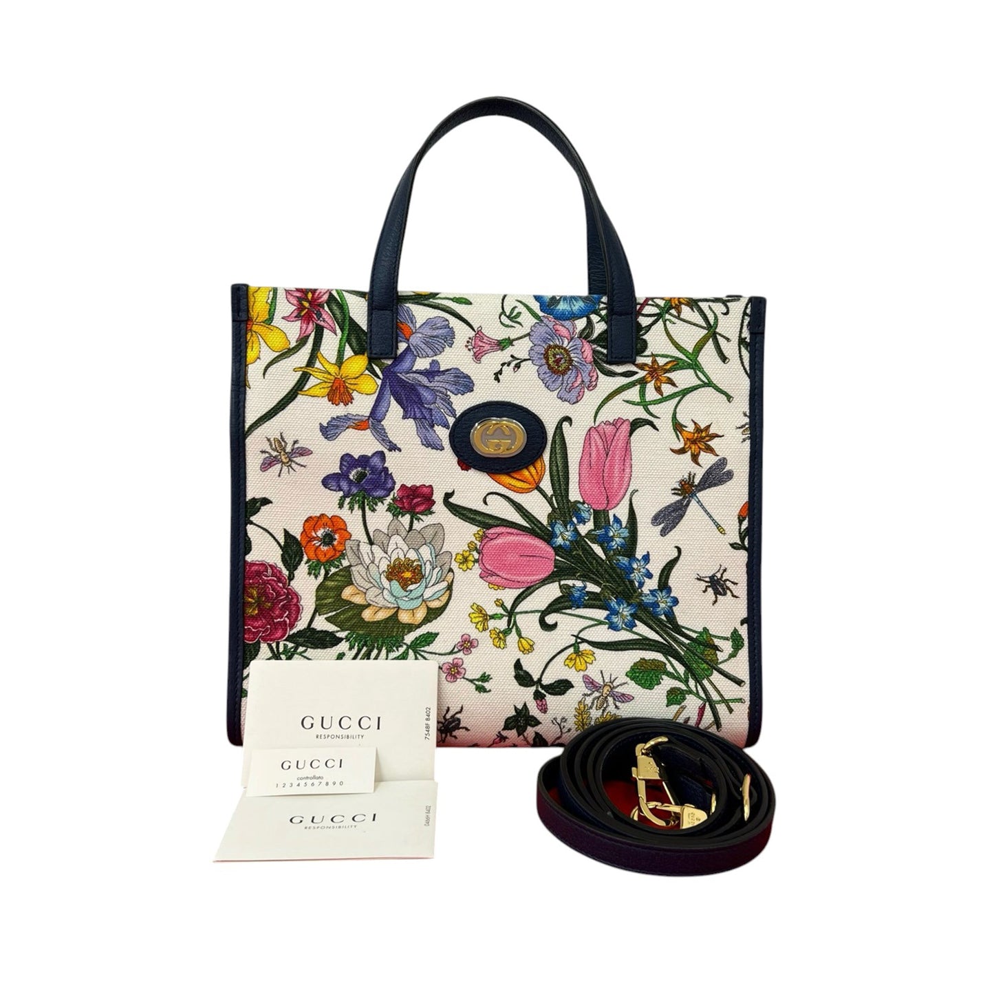 Gucci Canvas Flora Bag
