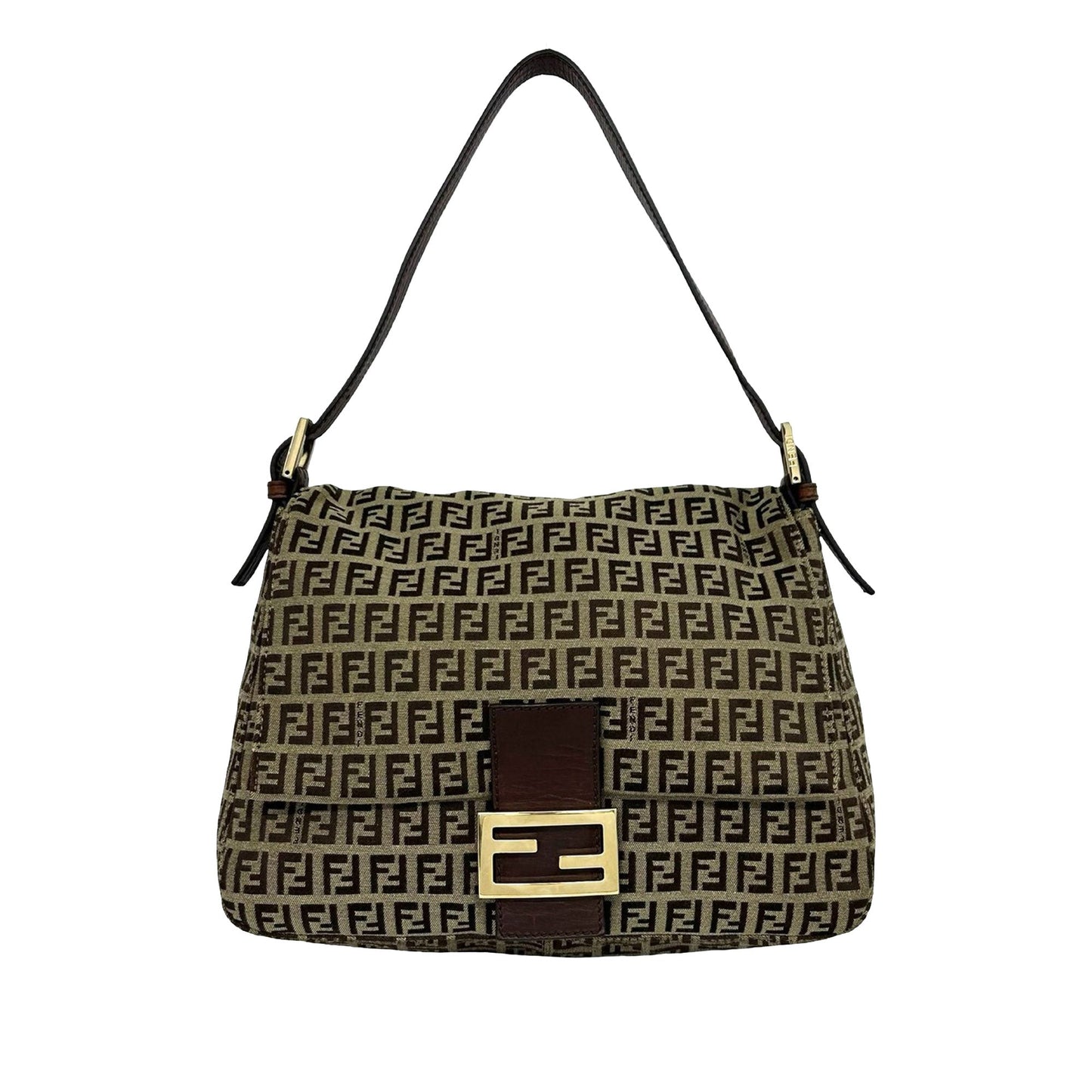 Fendi Zucca Canvas Mamma Forever Bag
