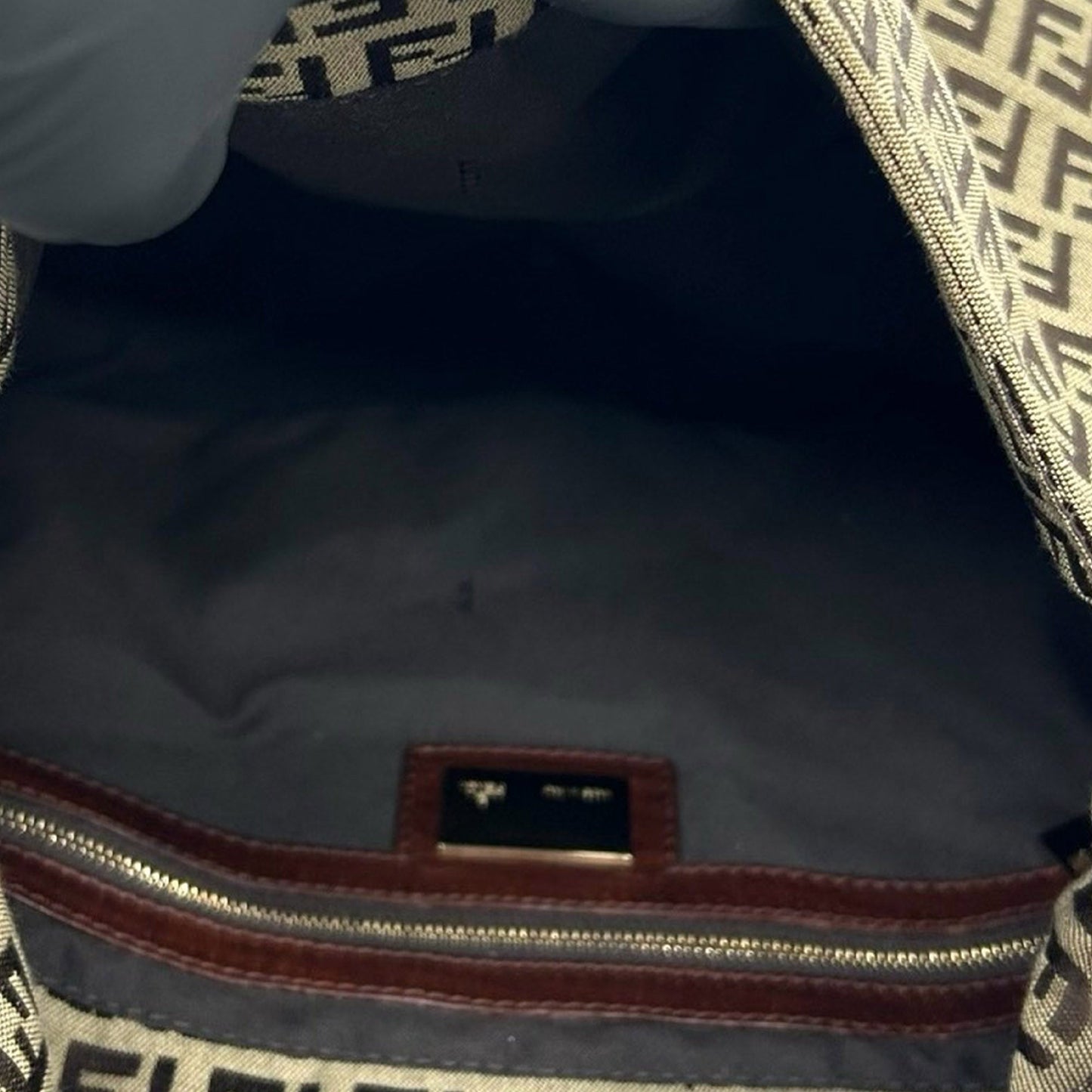 Fendi Zucca Canvas Mamma Forever Bag
