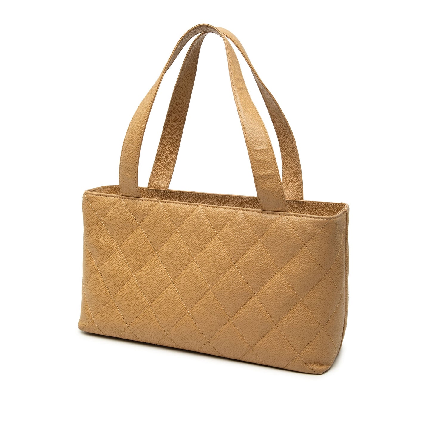 Chanel CC Quilted Caviar Tote Preloved Bag