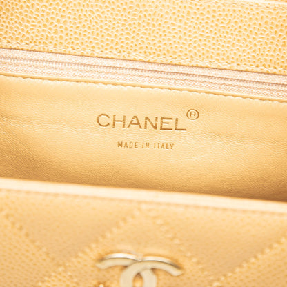 Chanel CC Quilted Caviar Tote Preloved Bag