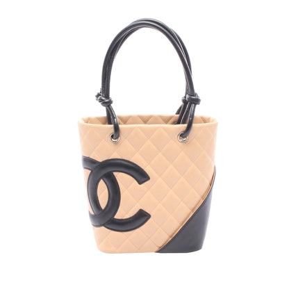 Chanel Quilted Calfskin Carbon Ligne Tote Bag