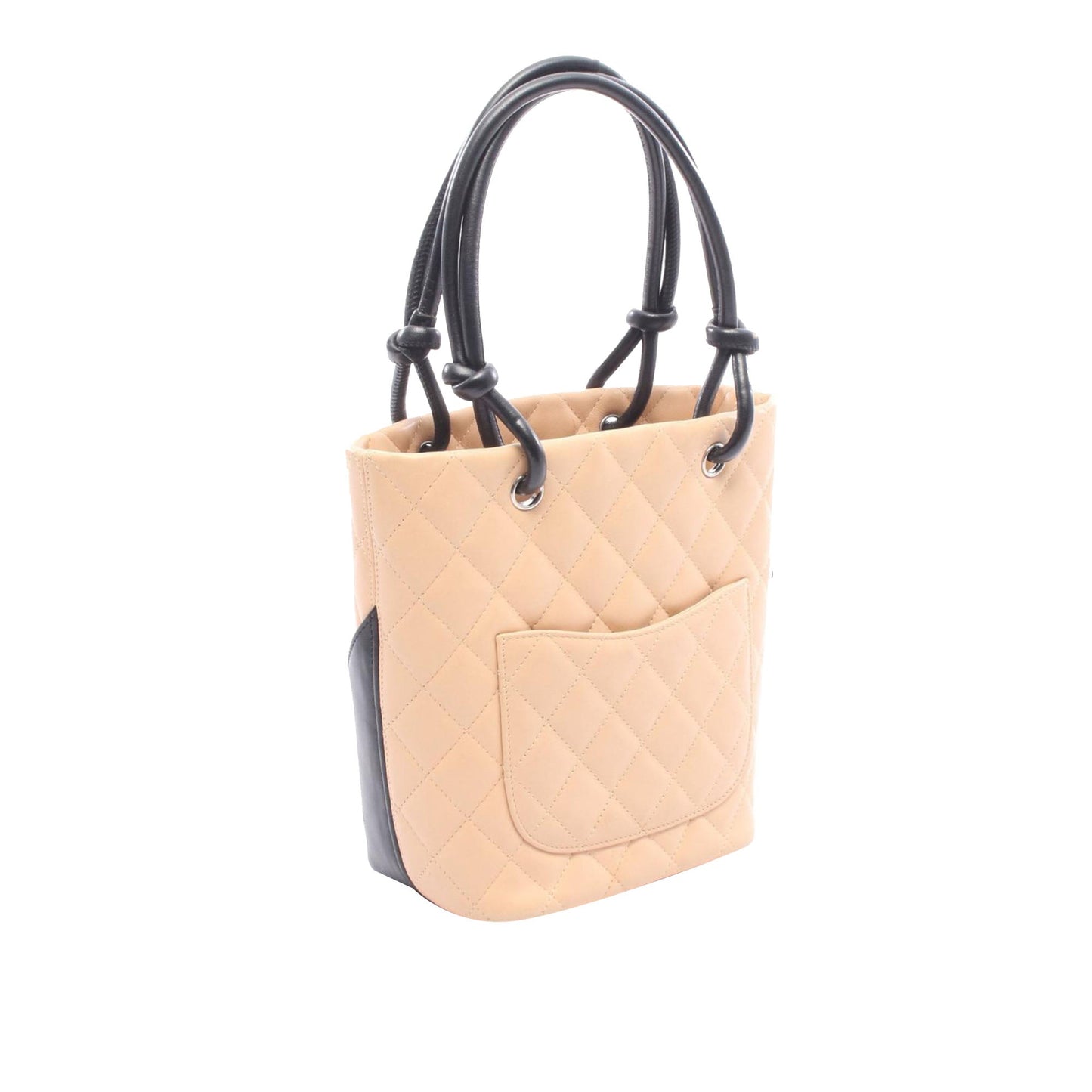 Chanel Quilted Calfskin Carbon Ligne Tote Bag
