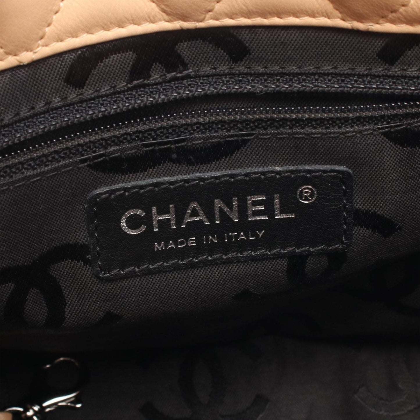 Chanel Quilted Calfskin Carbon Ligne Tote Bag
