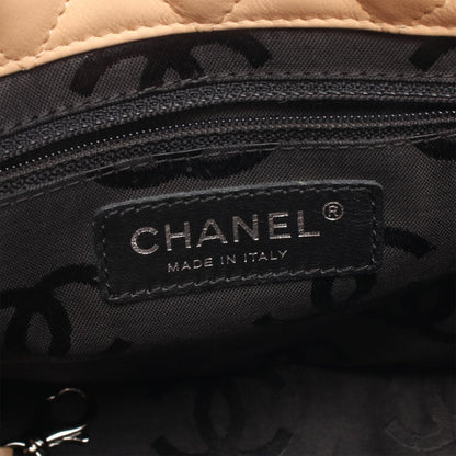 Chanel Quilted Calfskin Carbon Ligne Tote Bag