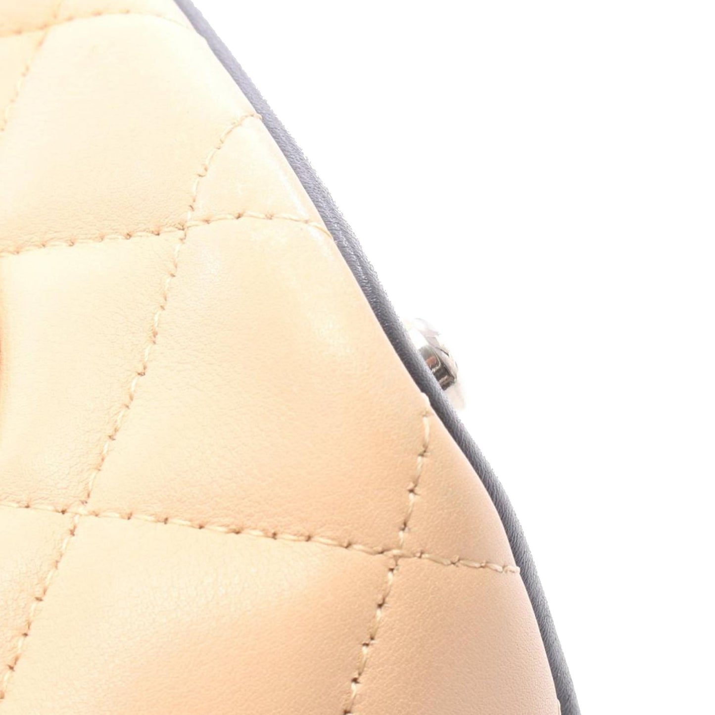 Chanel Quilted Calfskin Carbon Ligne Tote Bag