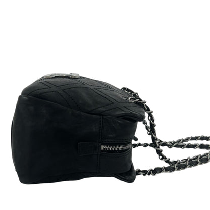 Chanel Cc Calfskin Diamond Stitch Tote Bag