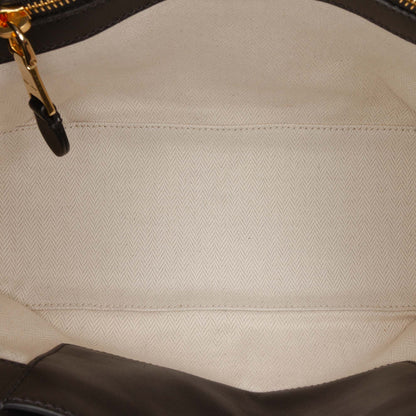 Miu Miu Softy Calfskin Embossed Logo Shoulder Bag