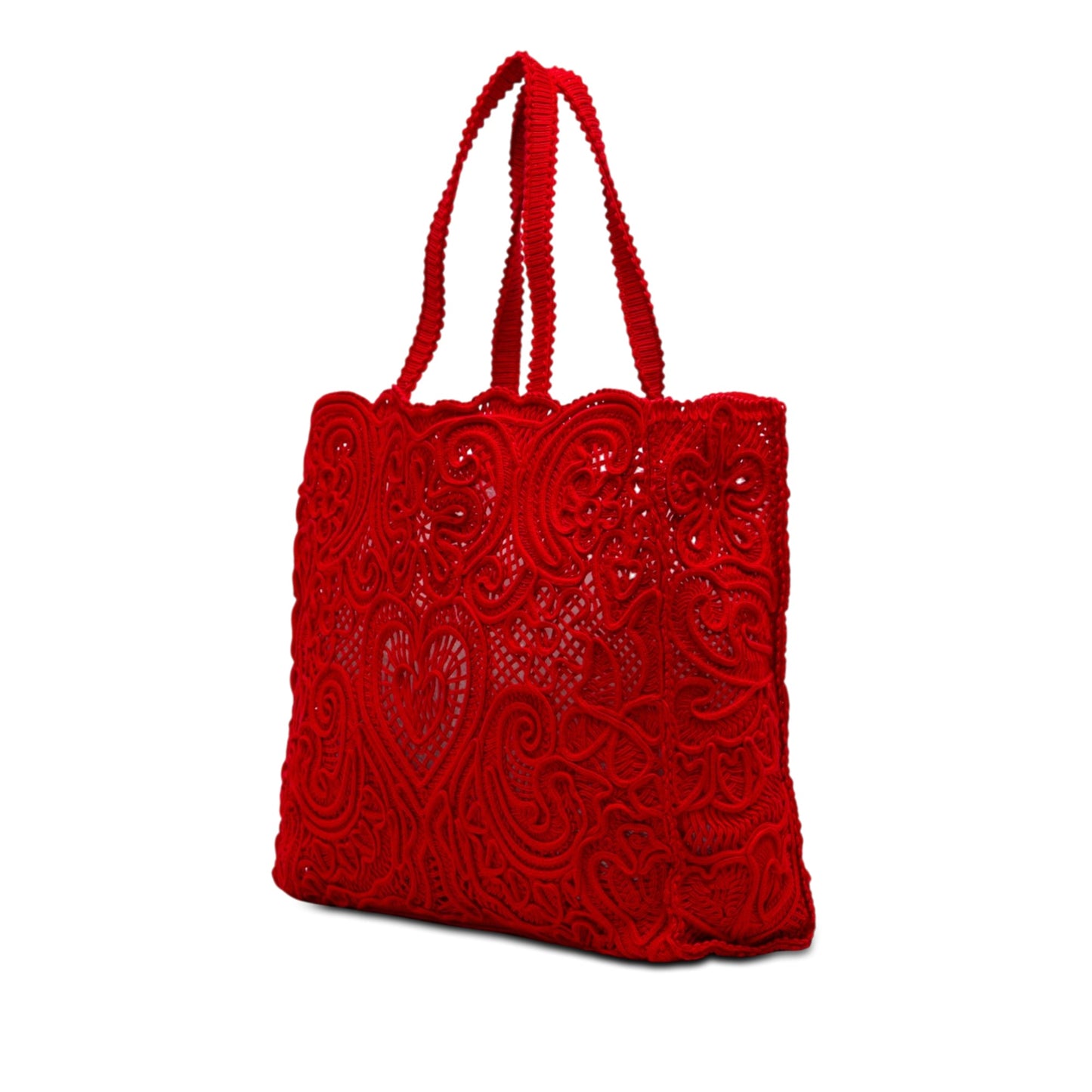 Dolce e Gabbana Cordonetto Lace Beatrice Shopper Bag