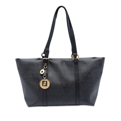 Fendi Zucchino Coated Canvas Superstar Tote Bag