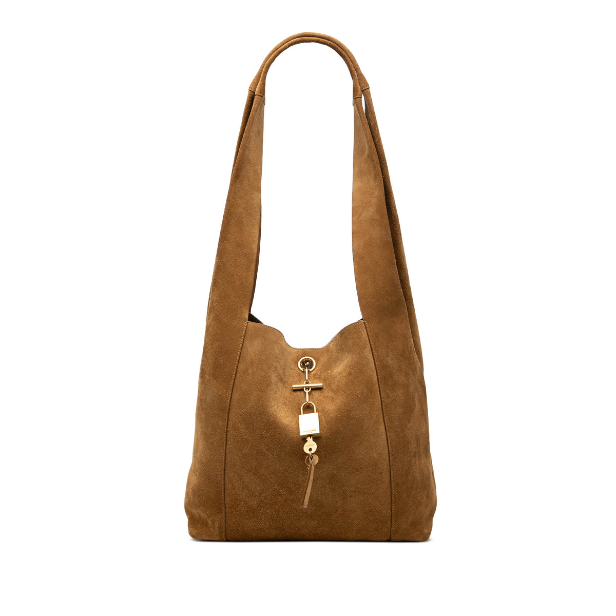 Saint Laurent Suede Tanger Hobo