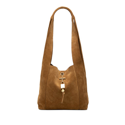 Saint Laurent Suede Tanger Hobo