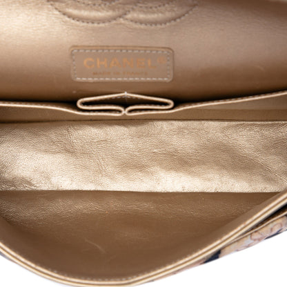 Chanel Medium Classic Nylon Cat Emoticon Double Flap
