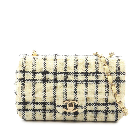 Chanel Mini Rectangular Classic Tweed Single Flap
