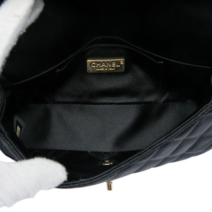 Chanel Mini CC Quilted Satin Camellia Flap