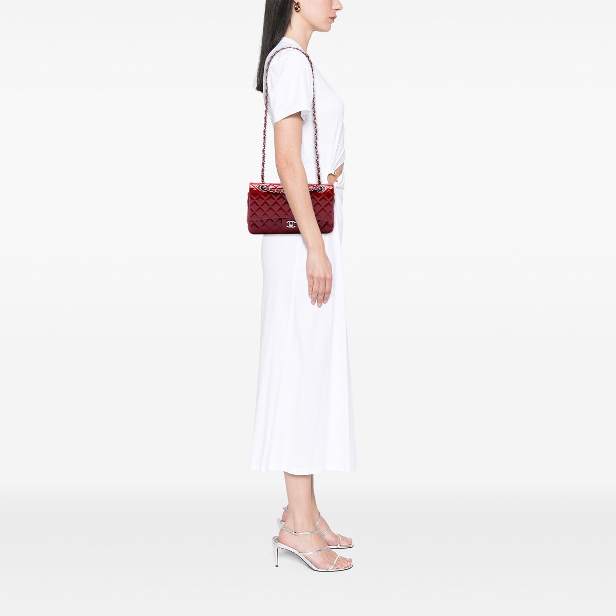 Chanel Medium Classic Patent Double Flap