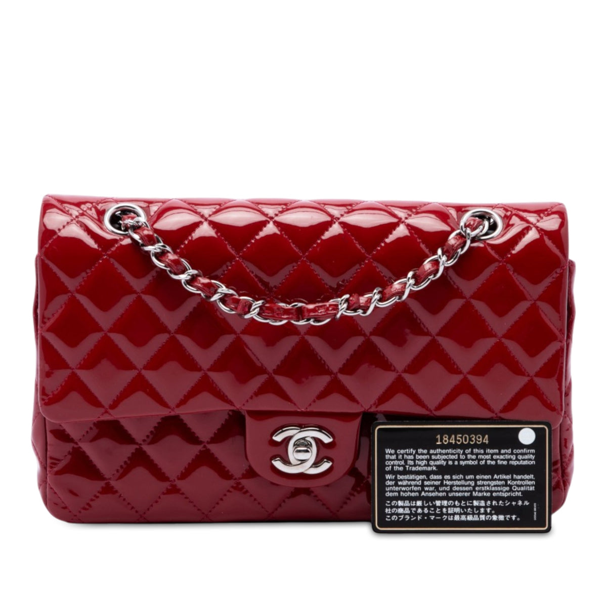 Chanel Medium Classic Patent Double Flap