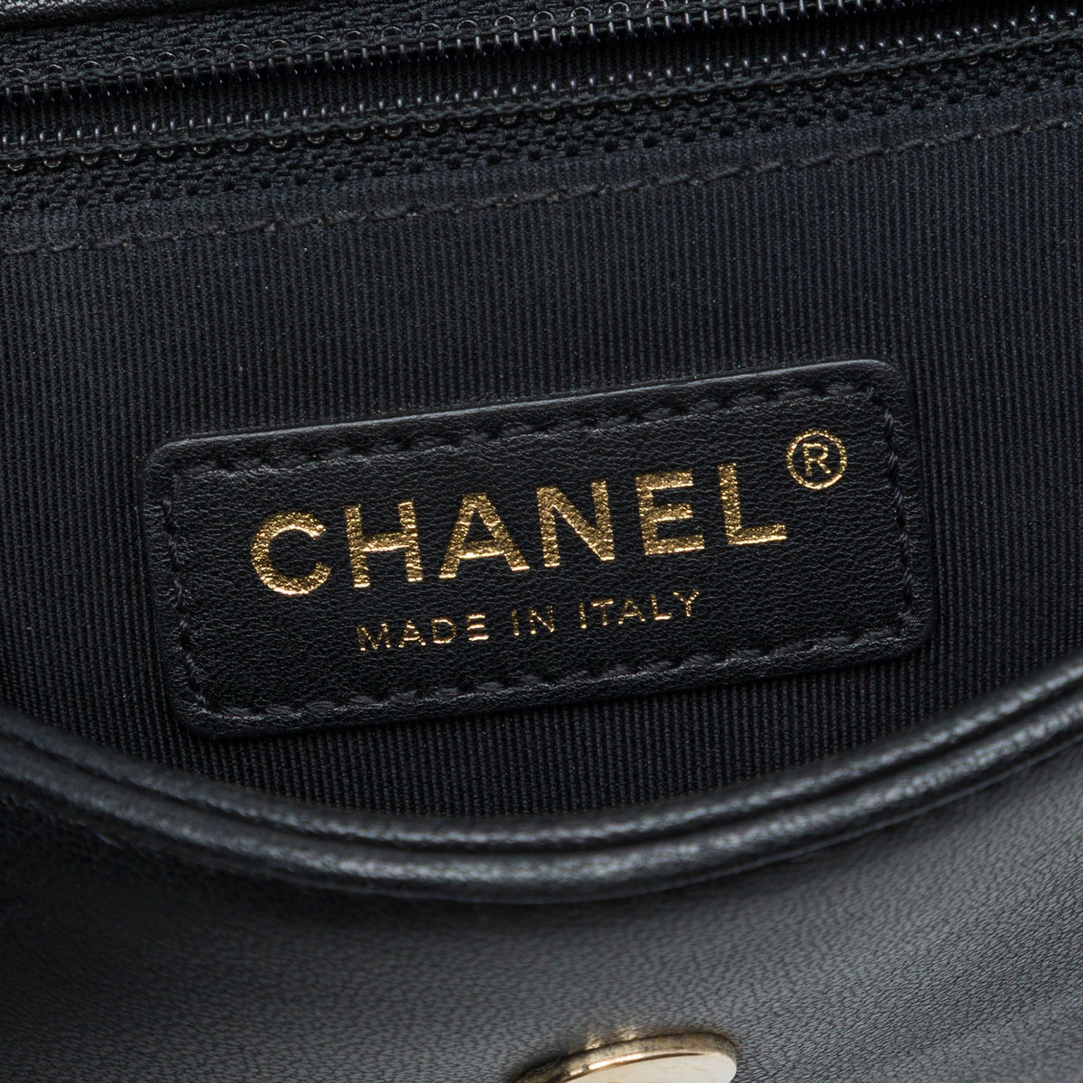Chanel Mini Quilted Chevron Sheepskin Mademoiselle Vintage Flap